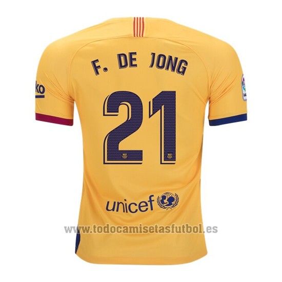Camiseta Barcelona Jugador F.De Jong 2ª 2019-2020